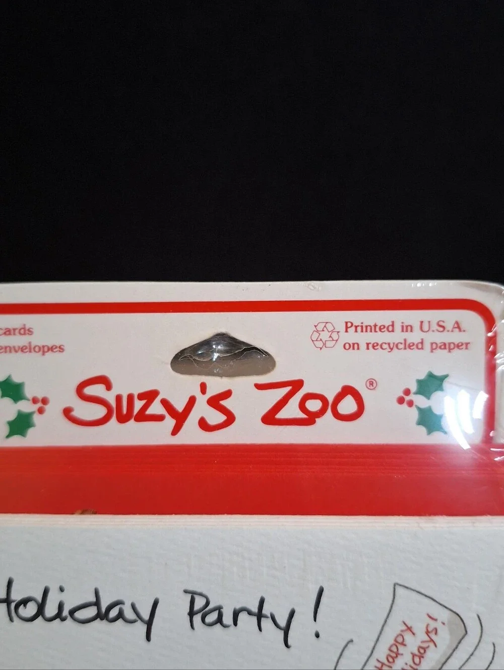 Suzy's Zoo Holiday Party Invitation Cards Pack Of 10 Cards Envelopes Duck Chick